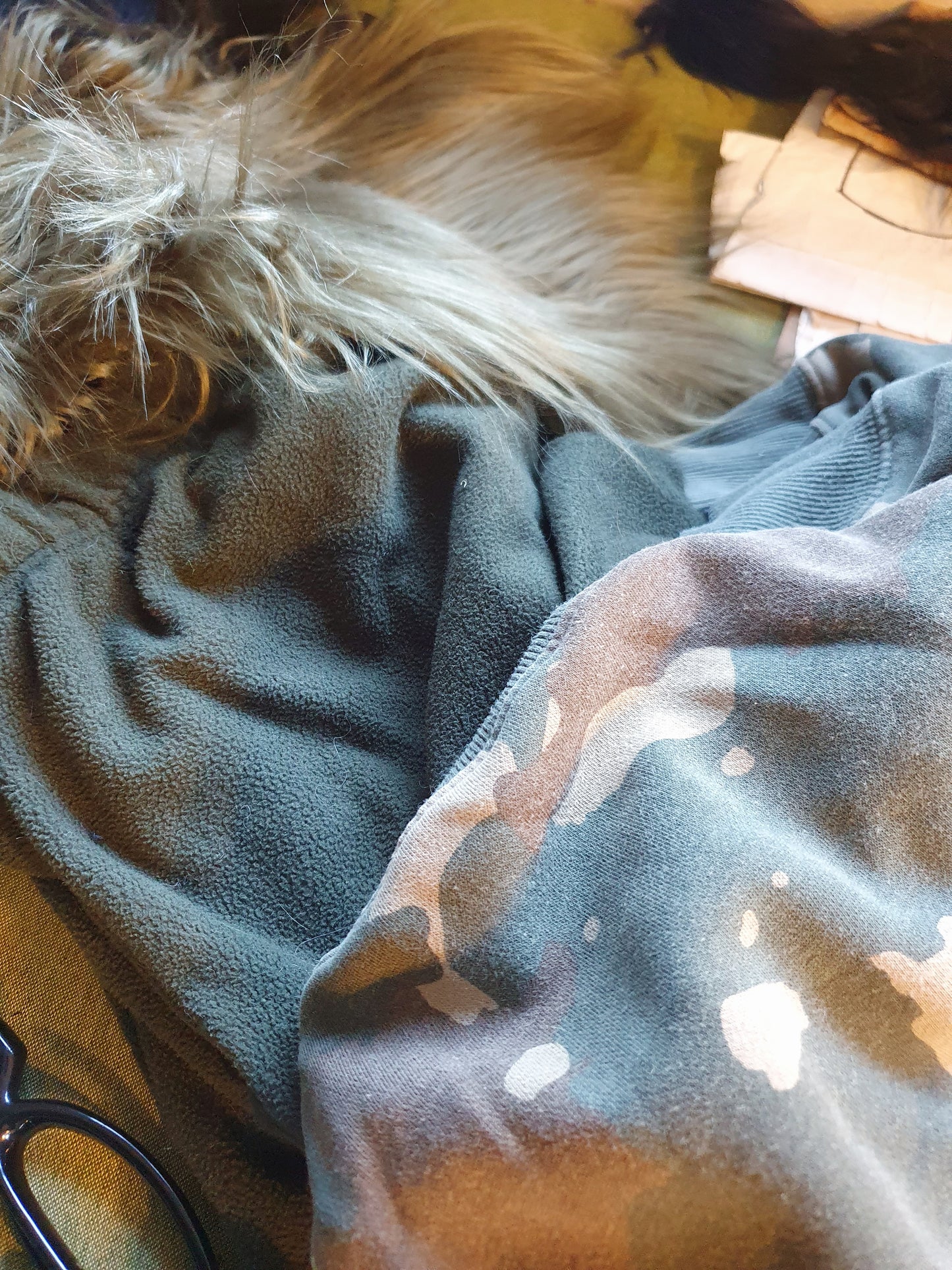 Camo Cotton Hooded Scart
