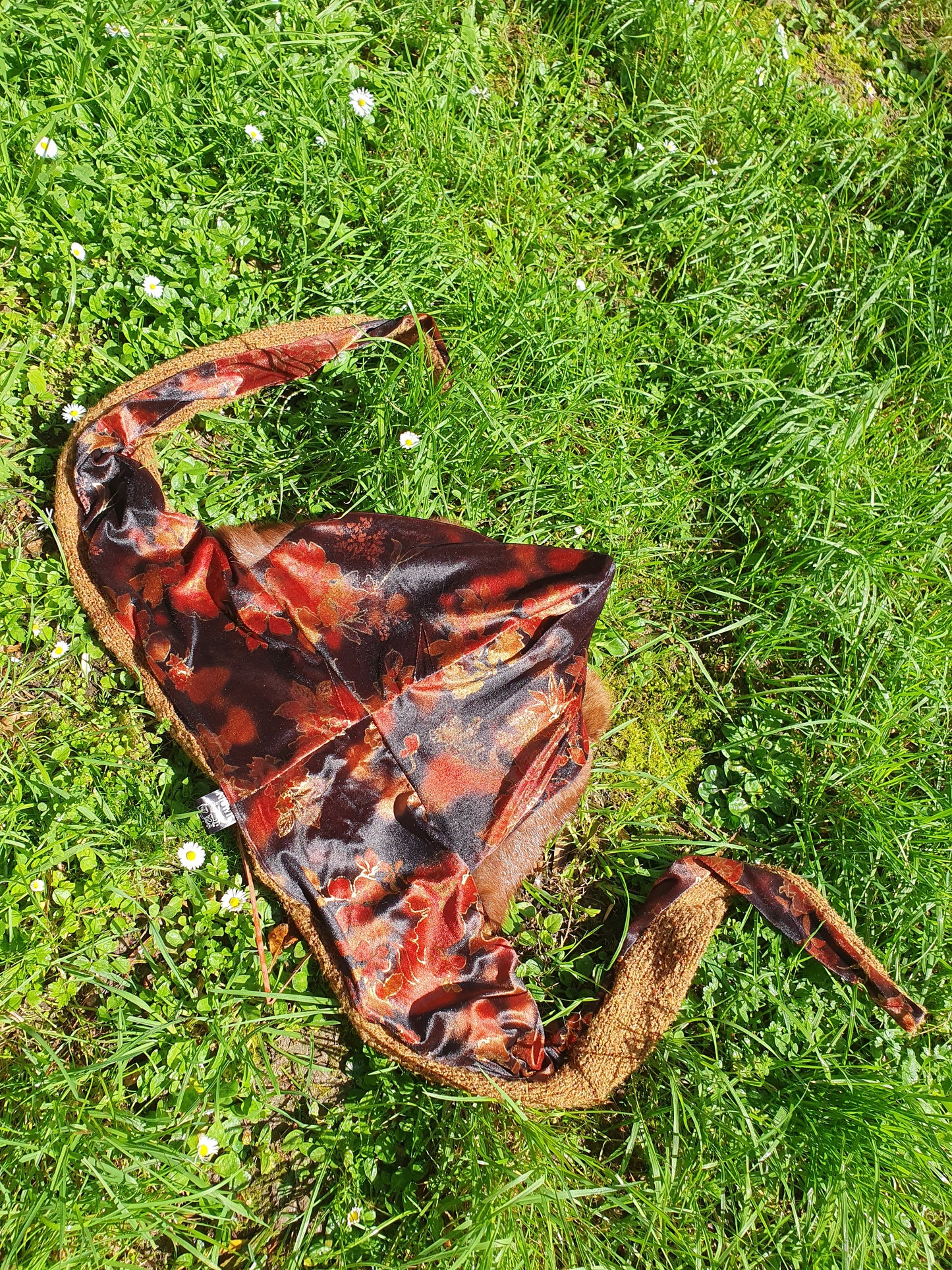 Velvet Vintage Fur Hooded Scarf