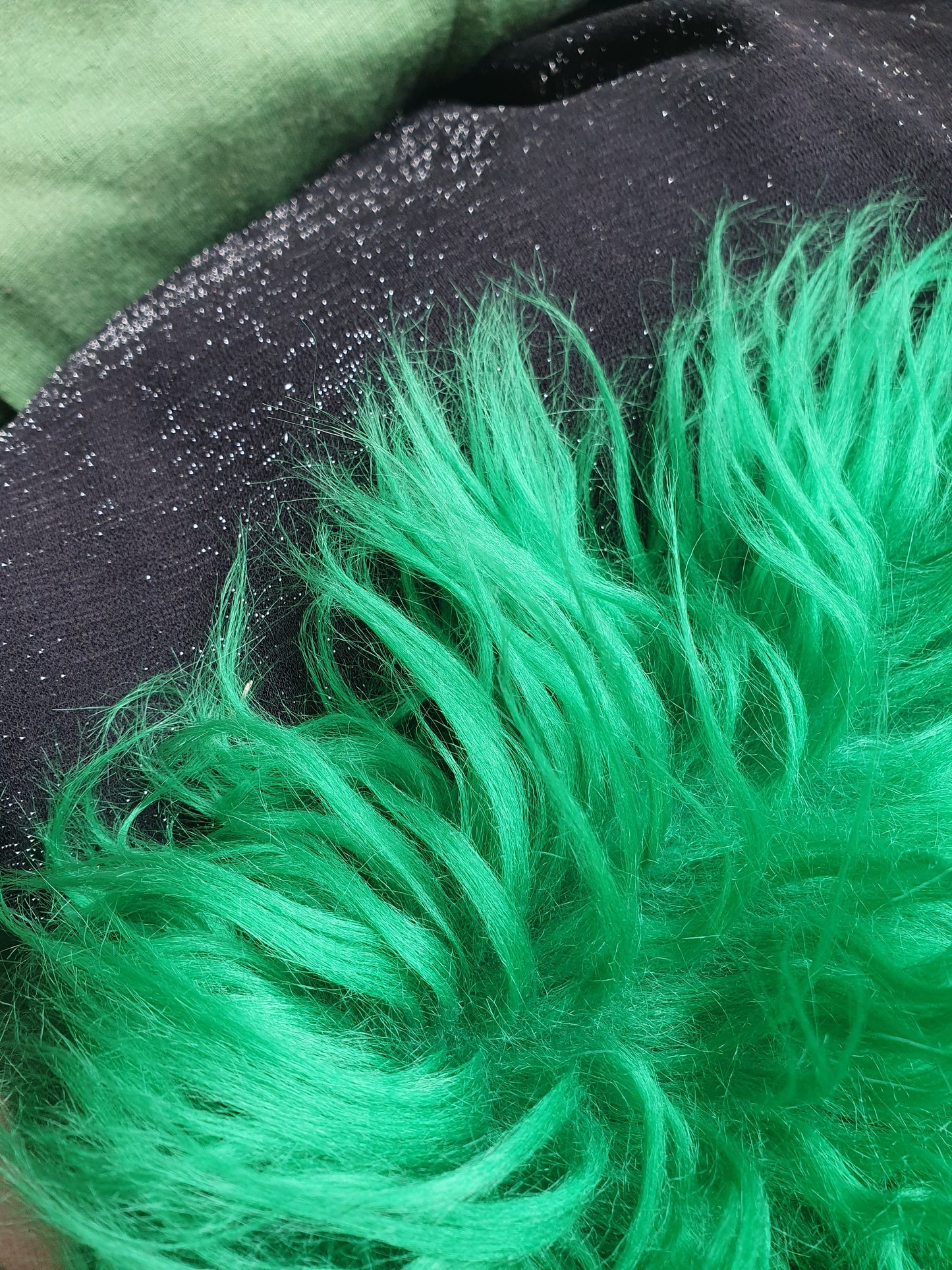 Sparkle black green leprechaun