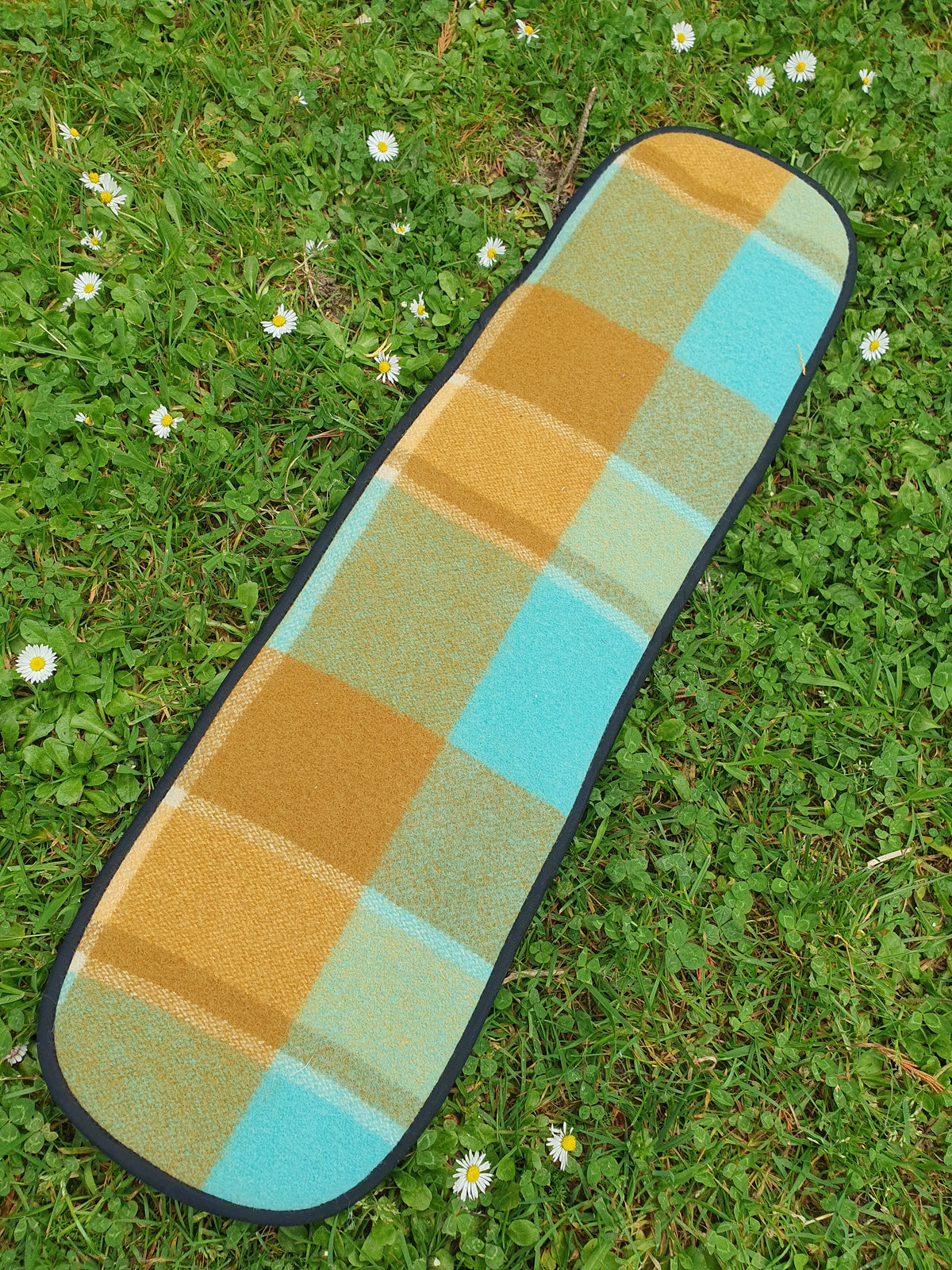 XxL Oven Mitt Turquoise & Mustard yellow