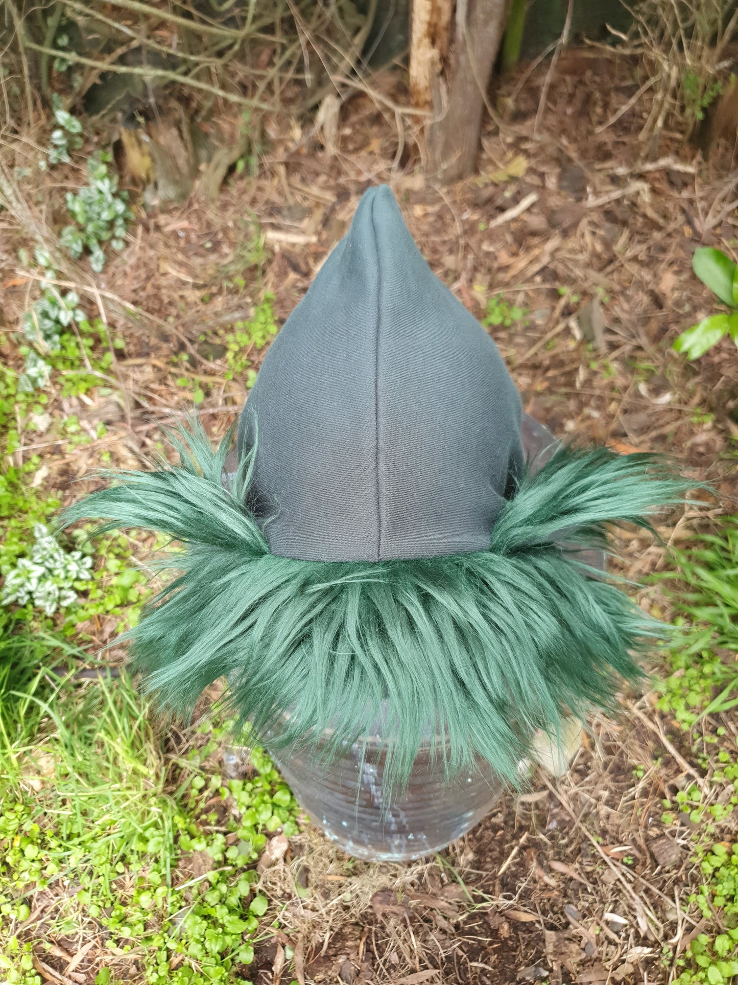 Deep Green Hooded Scarf