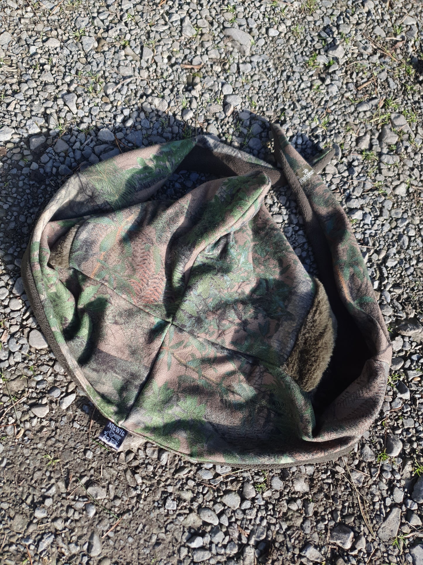 NZ bush camo Hooded Scarf