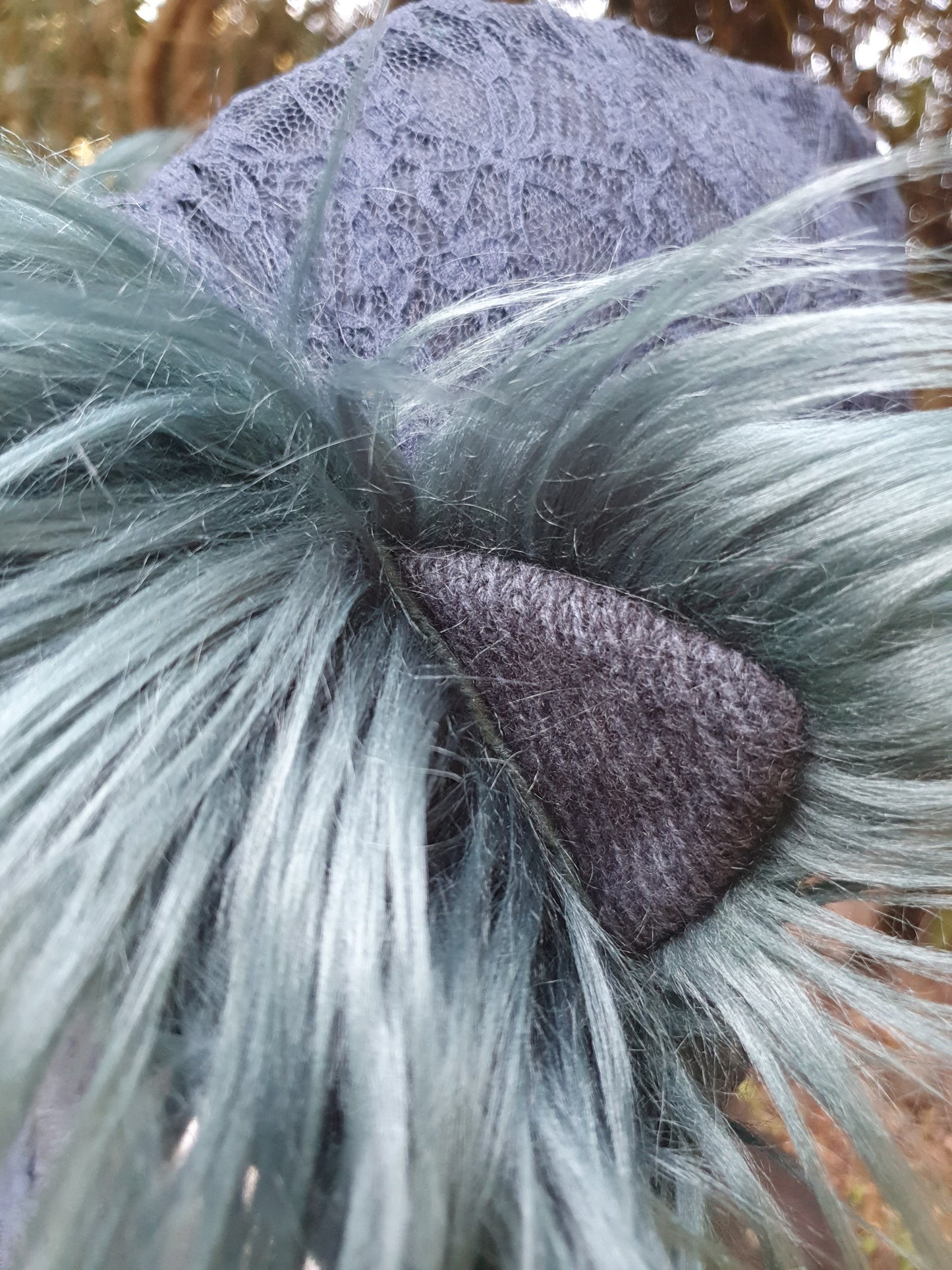 Merino/Possum Lacey Hood and Glove set