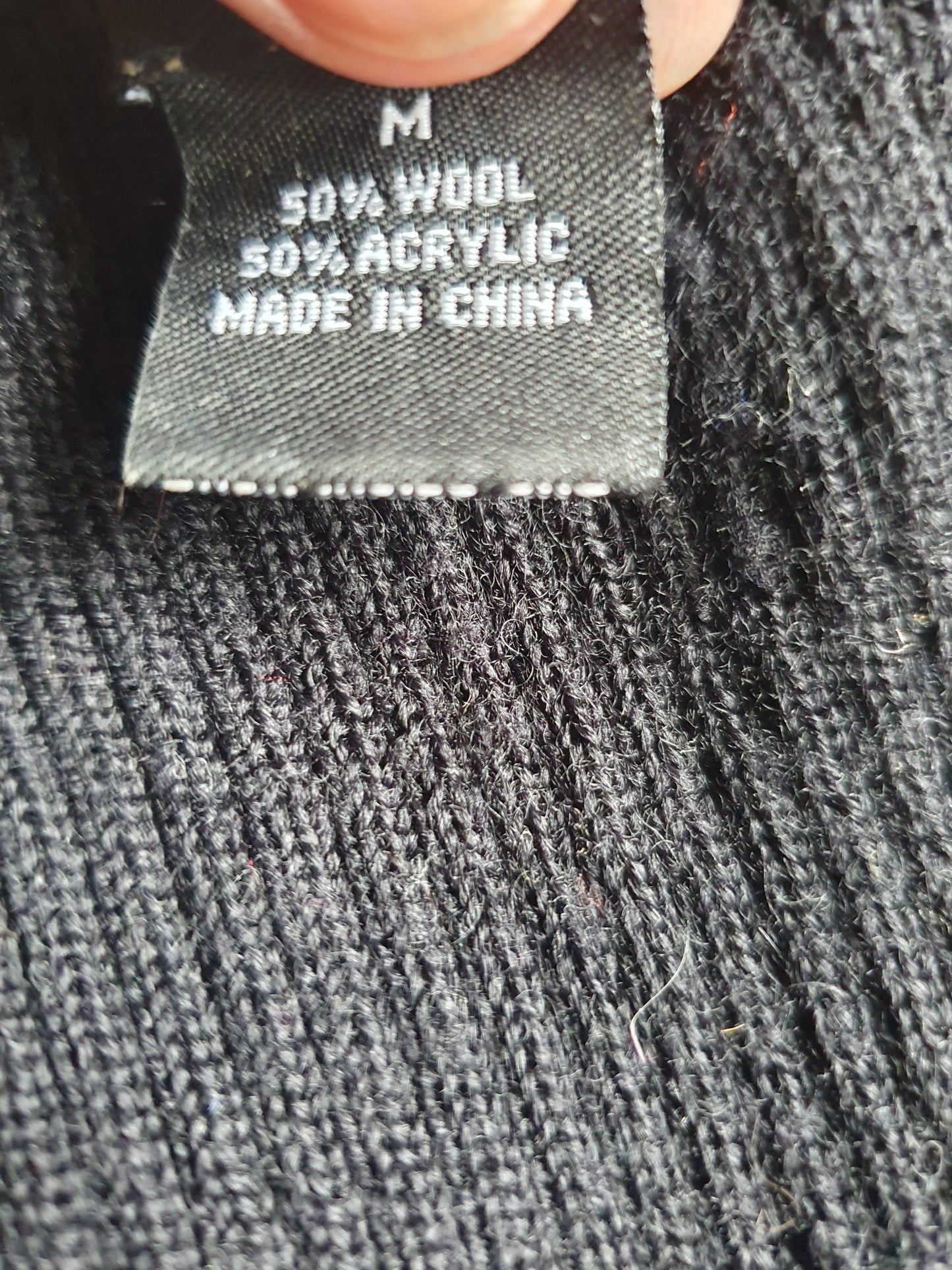 Solid Black Hooded Scarf