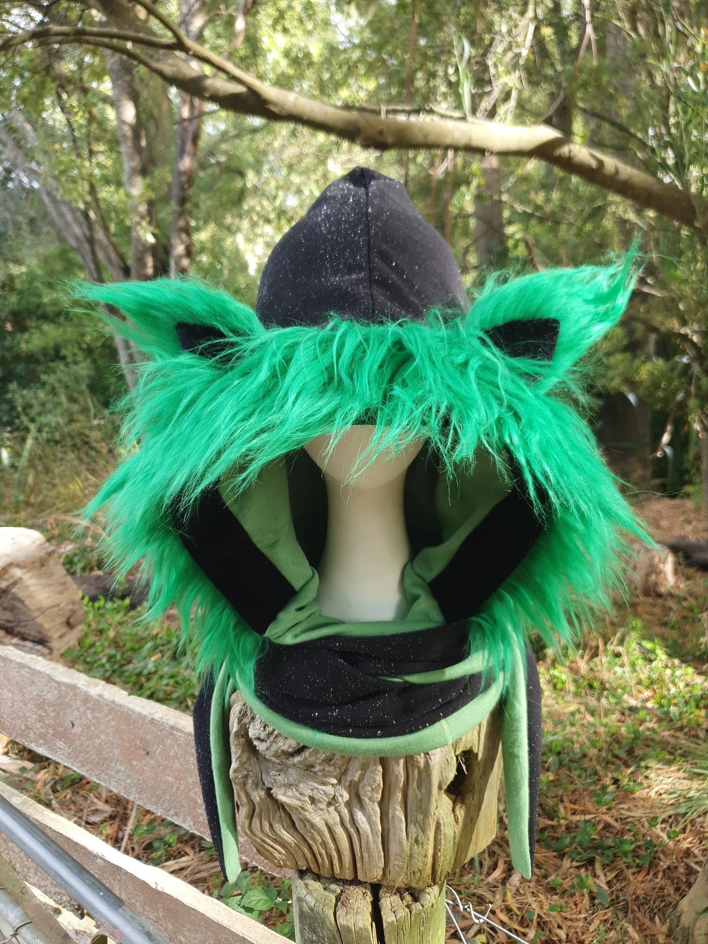 Sparkle black green leprechaun