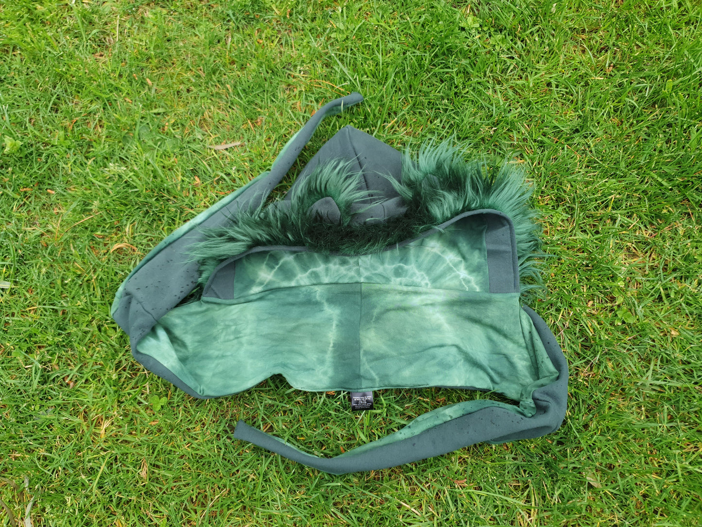 Deep Green Hooded Scarf
