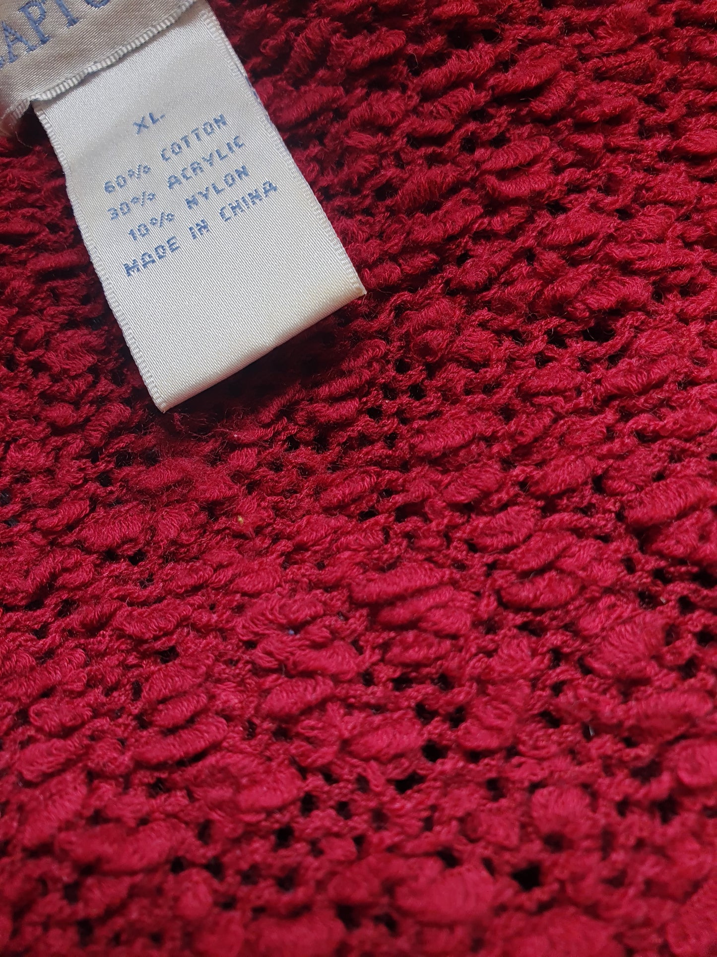Black and red Hooded Scarf
