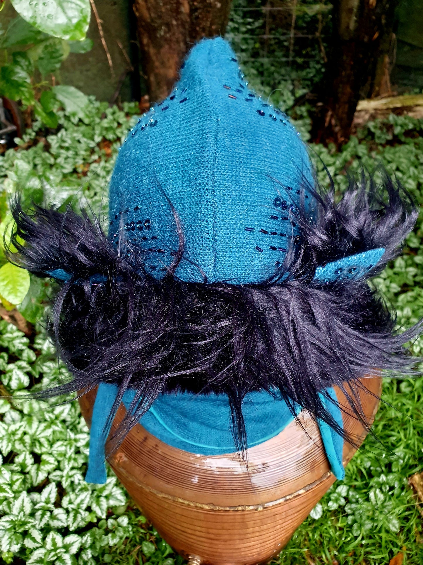 Turquoise Mohair and Merino
