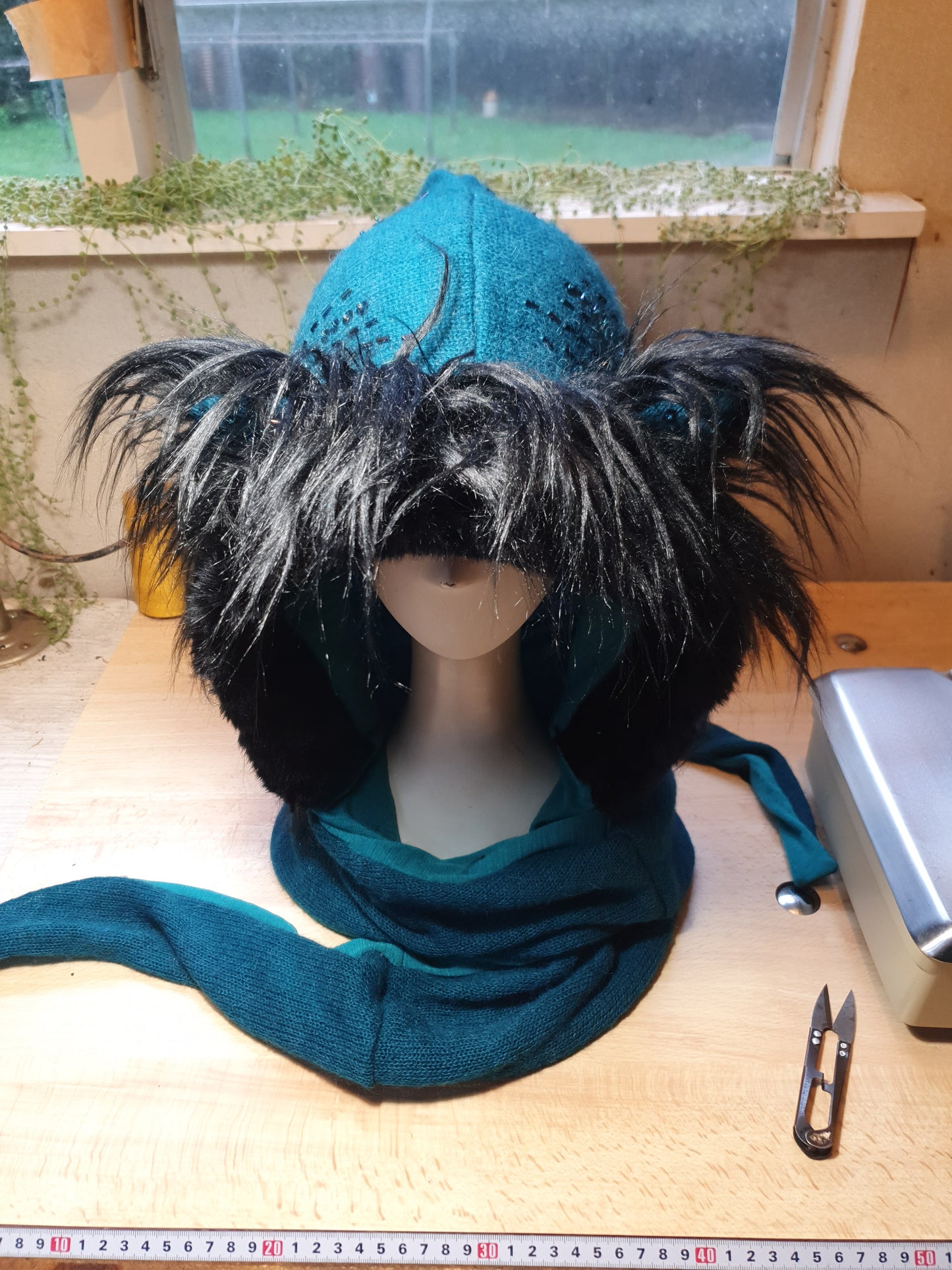 Turquoise Mohair and Merino