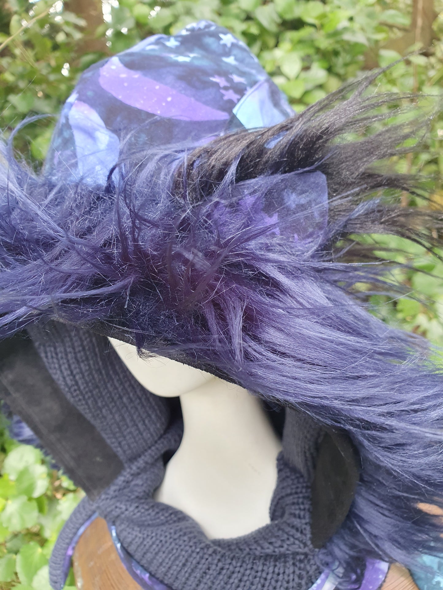 Midnight sky Batik Hooded Scarf