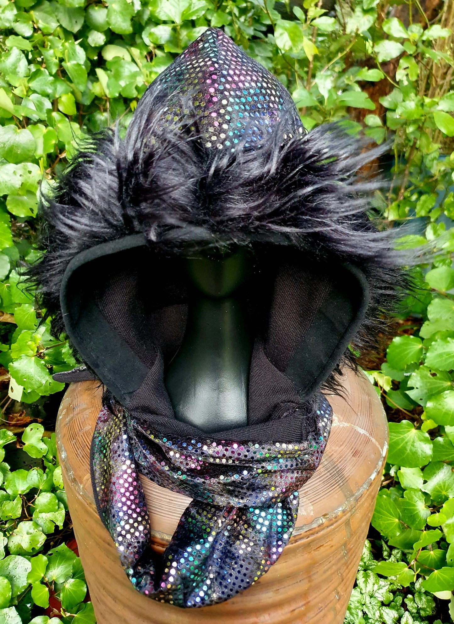 Iridescent Black, Merino Blend