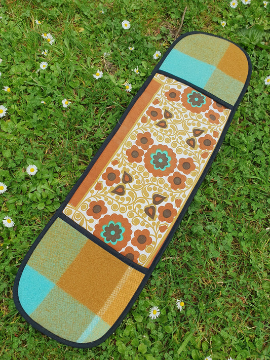 XxL Oven Mitt Turquoise & Mustard yellow