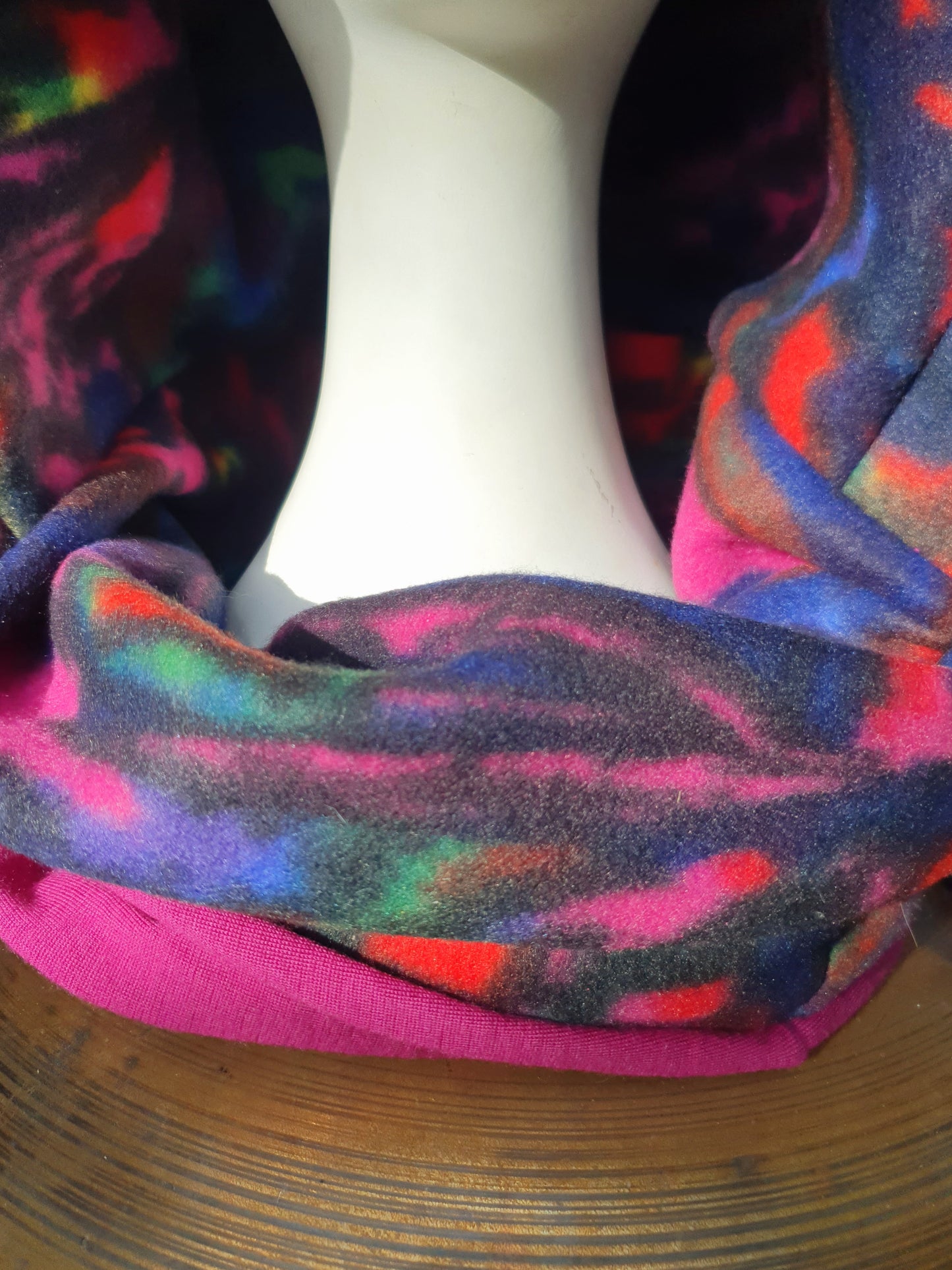 Pink Merino, Black Suede & 90s Fleece