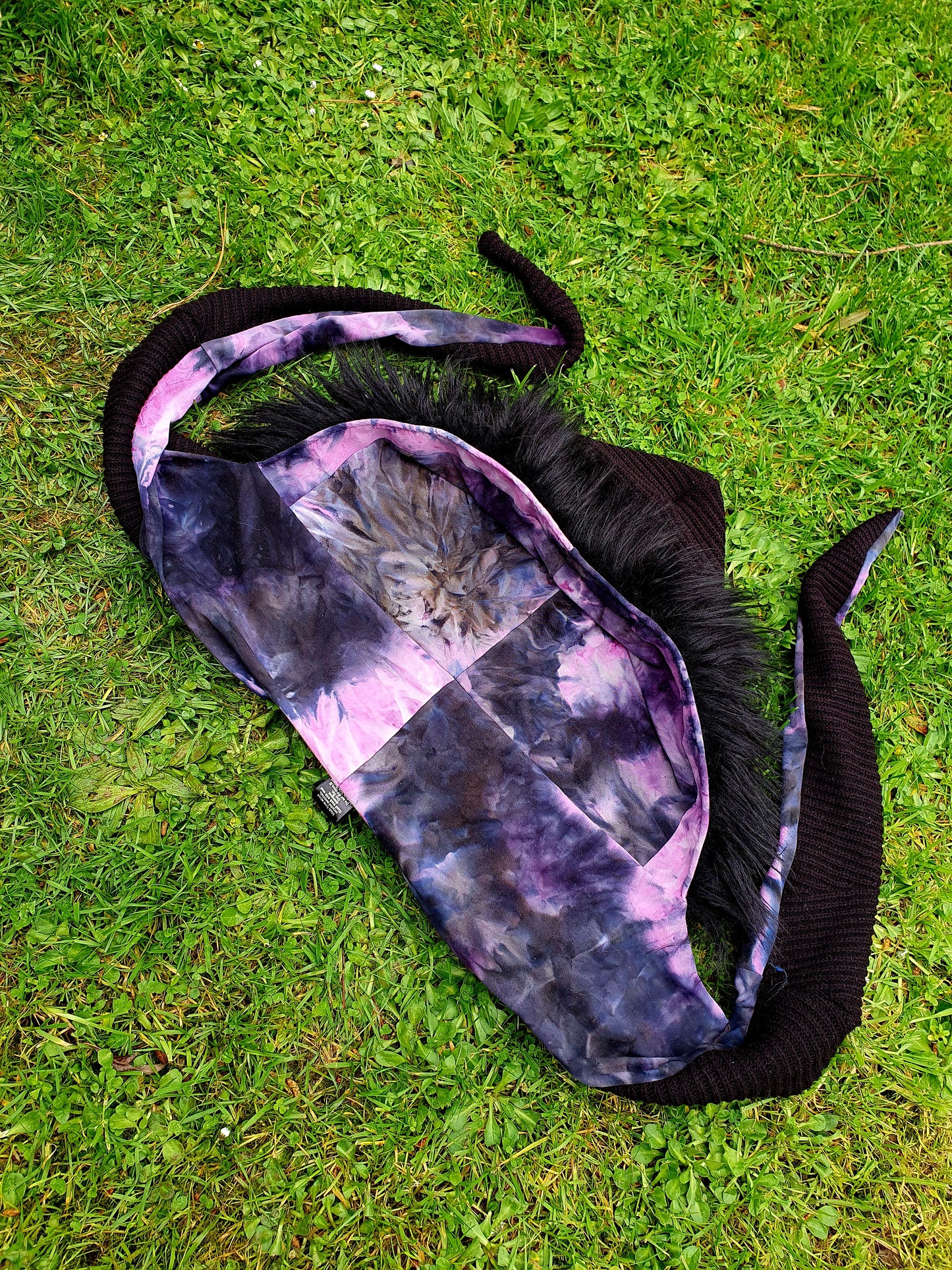 Black Purple Pink tie dye set