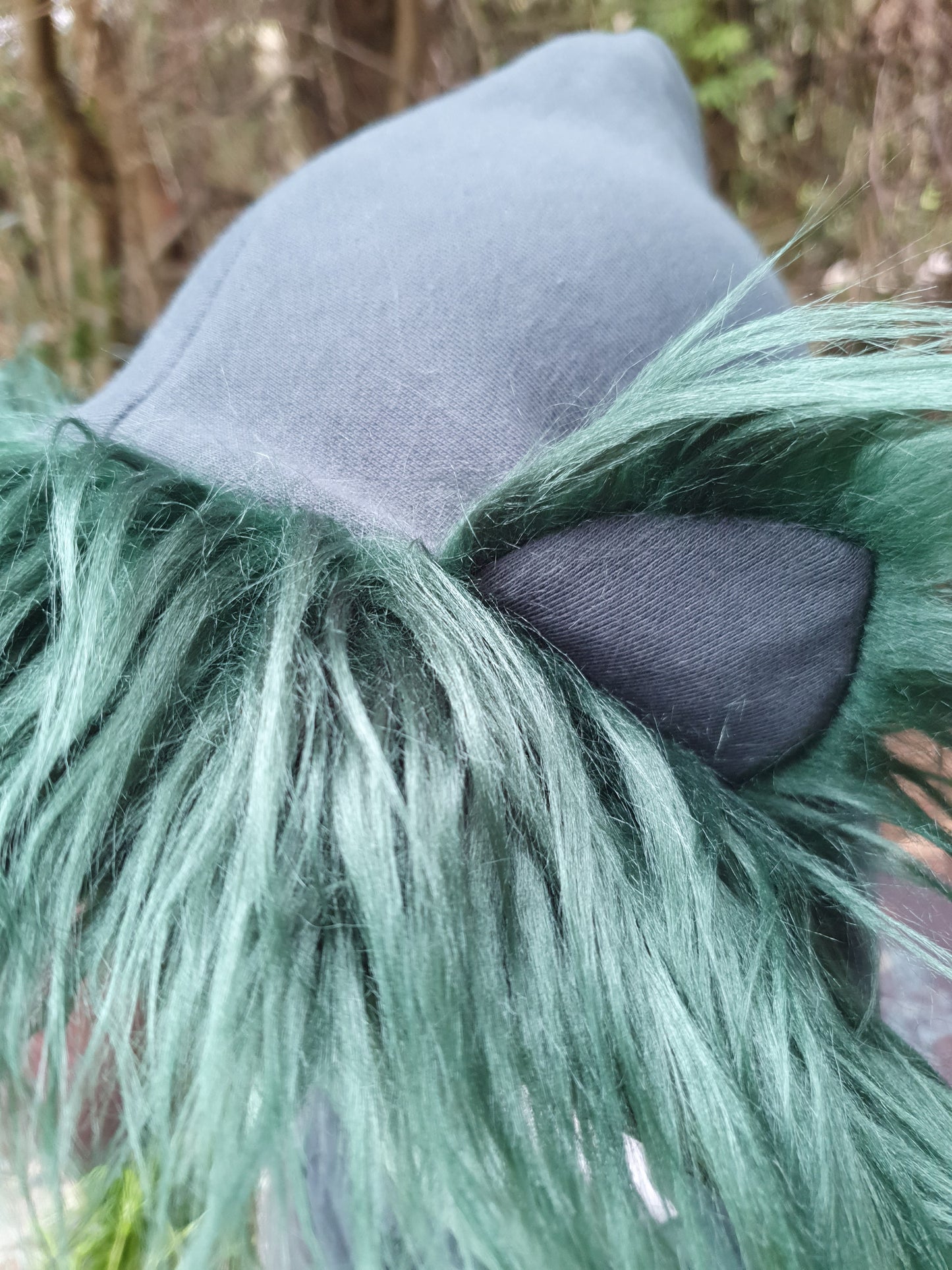 Deep Green Hooded Scarf