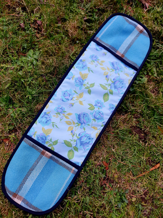 XxL Oven Mitt Blues with a touch of Green
