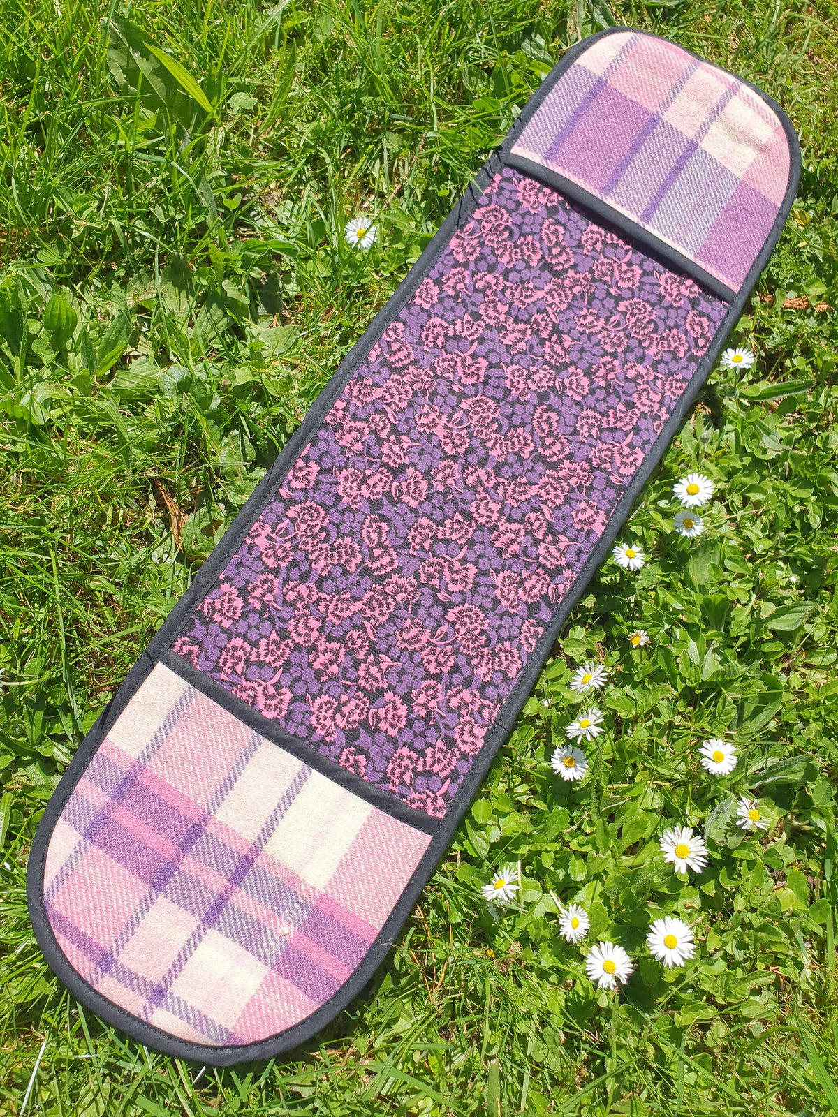 XxL Oven Mitt Purple with Pink