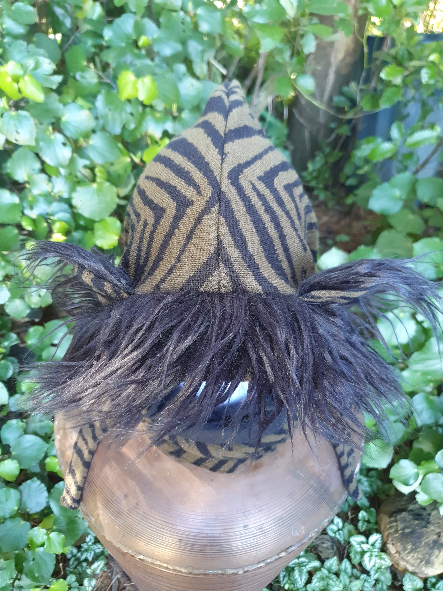 Bush camo Green and Black stripes