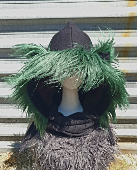 Black Merino, Emerald Green Fur