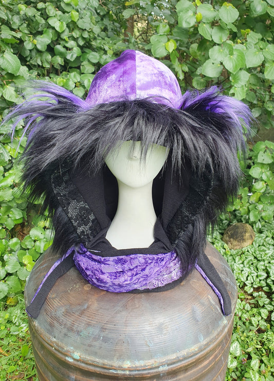 Vintage Lace & Velvet with Merino and Fur
