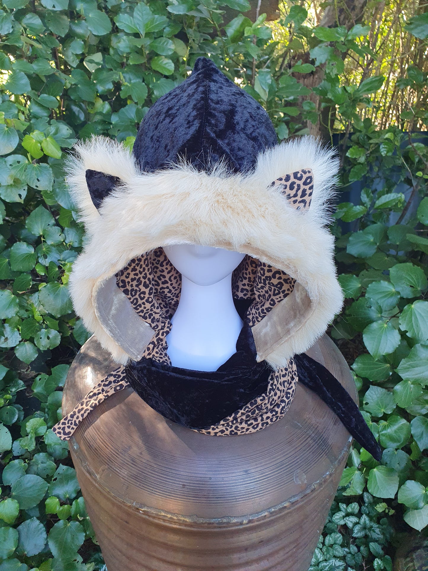 Calico Cat Hooded Scarf