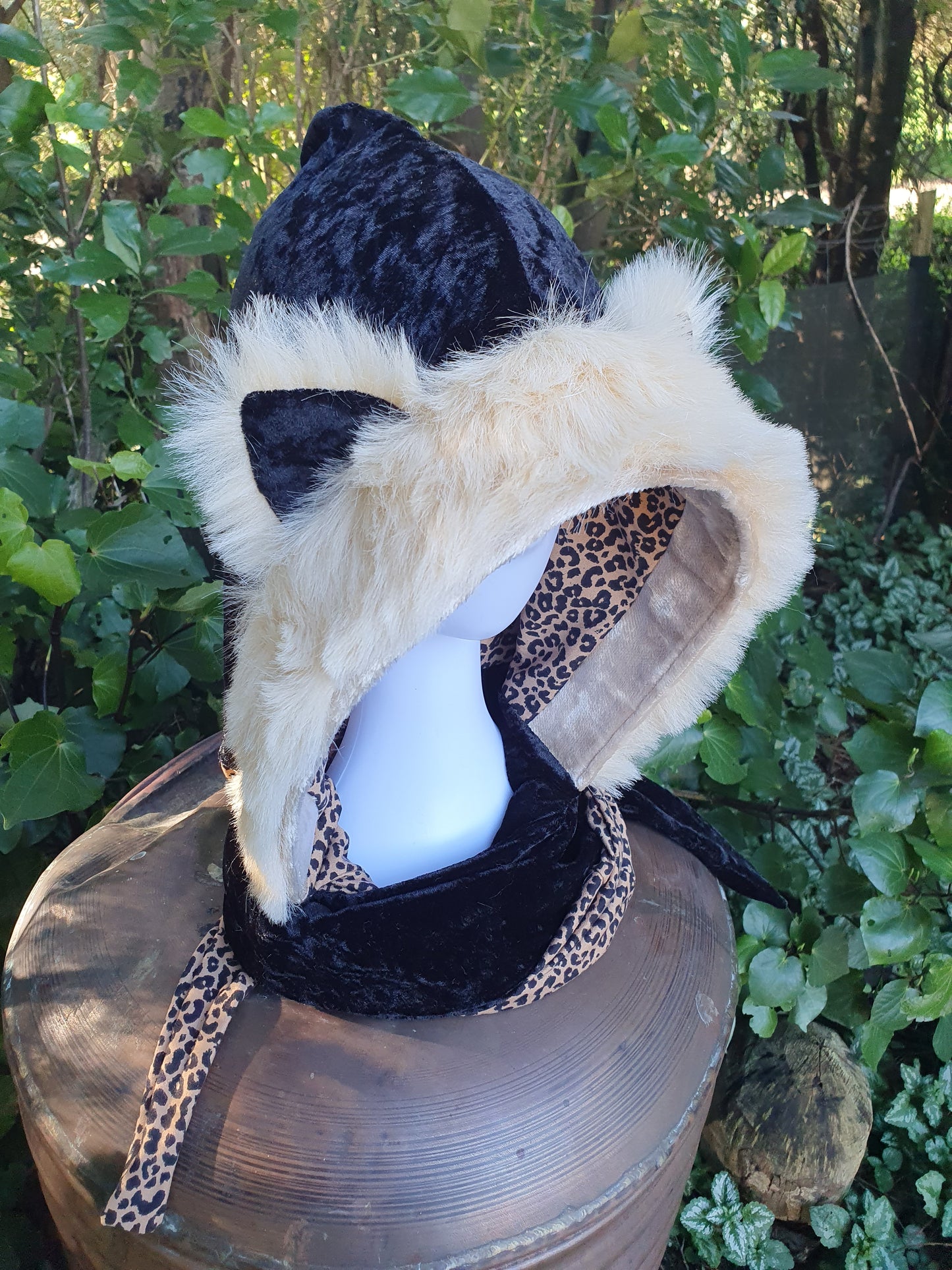 Calico Cat Hooded Scarf