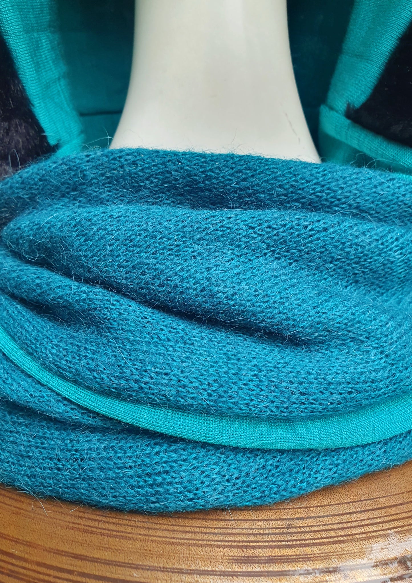 Turquoise Mohair and Merino