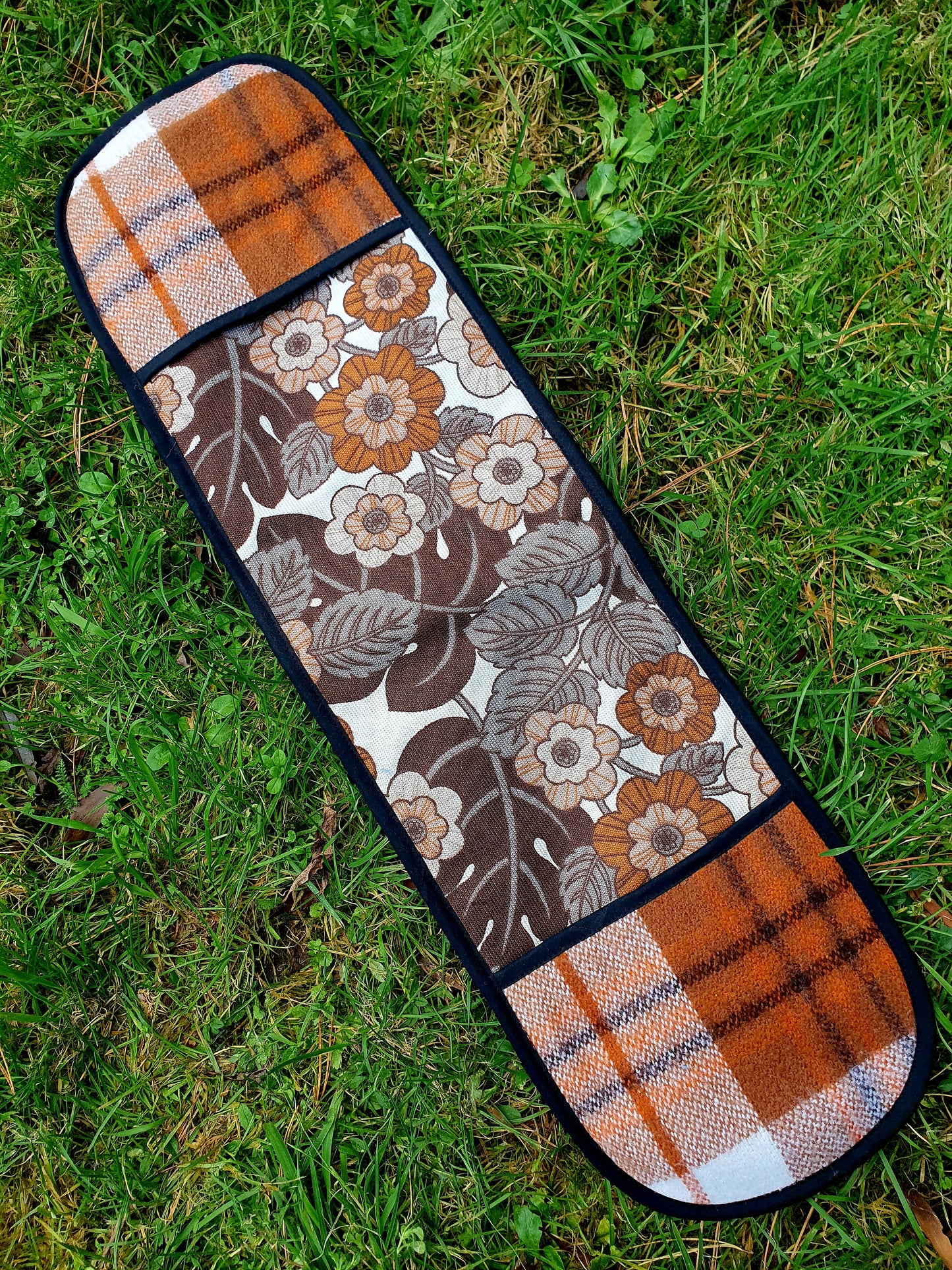 XxL Oven Mitt Ochre & Browns