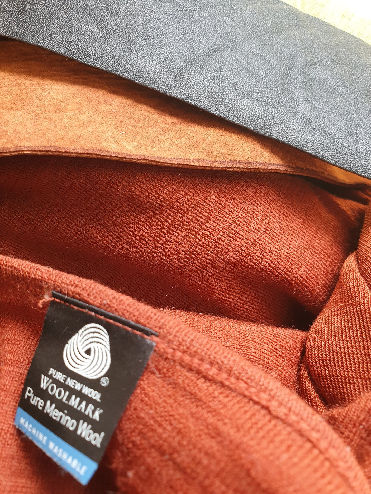 Ochre Suede, Leather & Merino