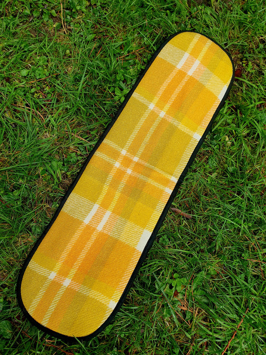 XxL Oven Mitt Yellow & Brown Florals