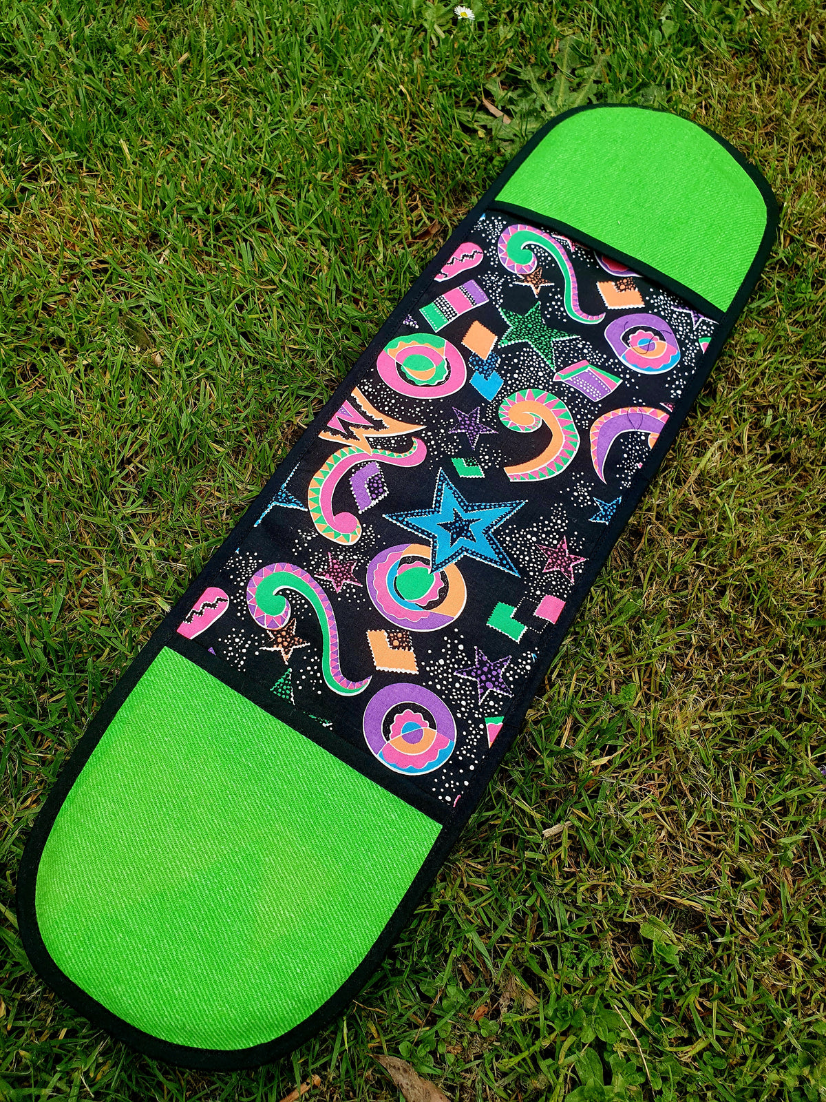 XxL Oven Mitt Fluro Green 80s