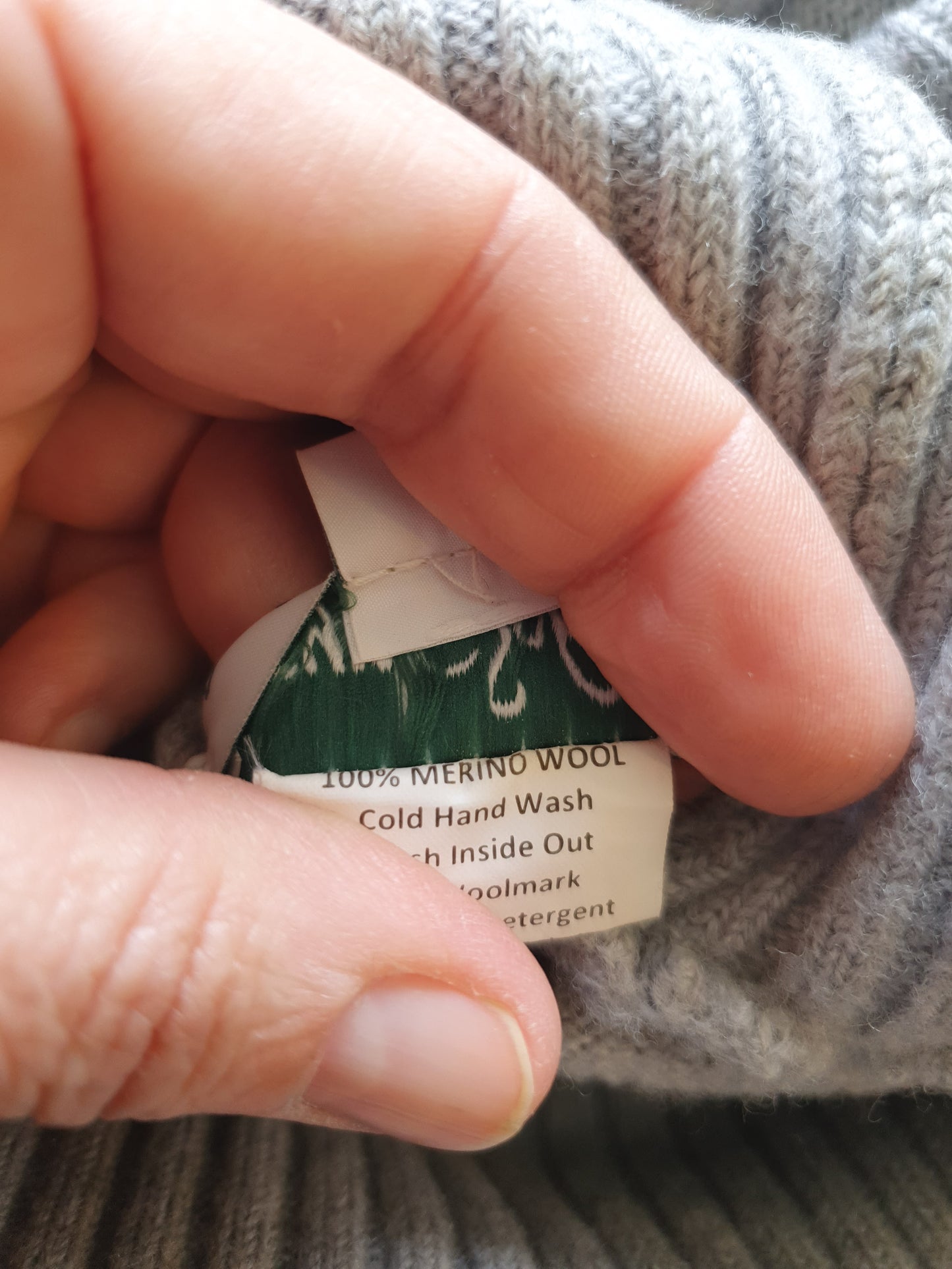 Merino Grey Luxe Hooded Scarf