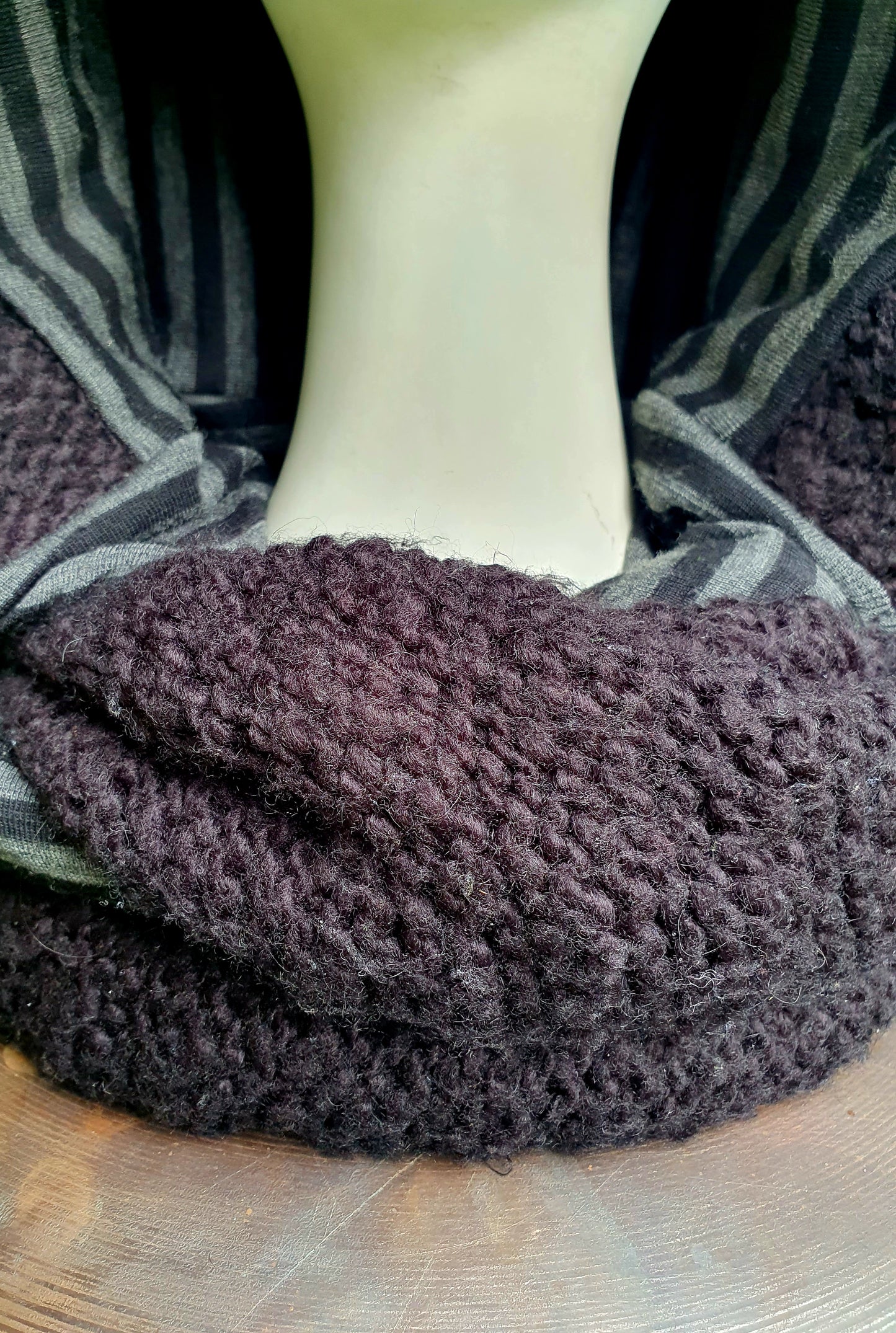 Chunky Black, Merino lining