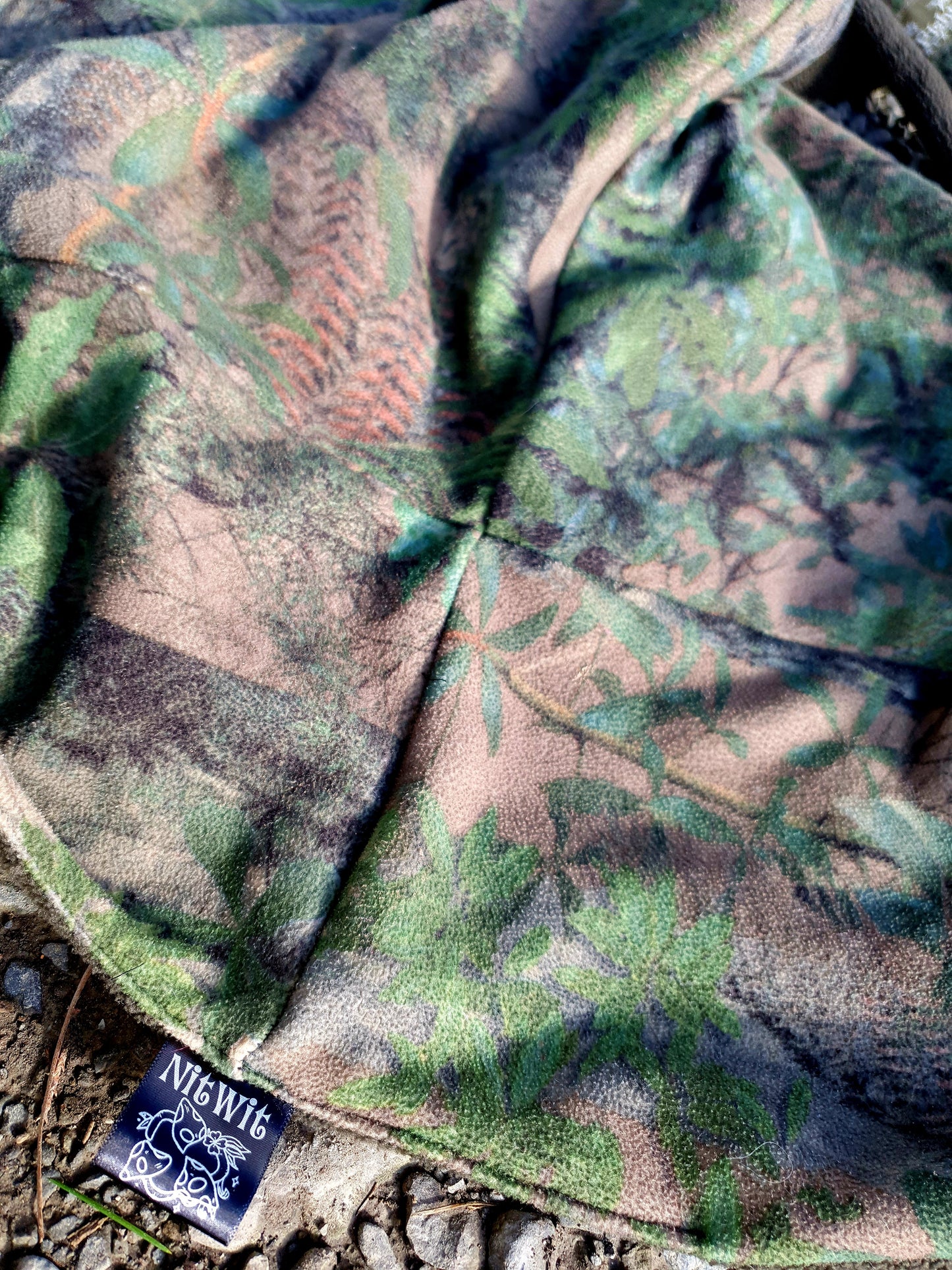 NZ bush camo Hooded Scarf