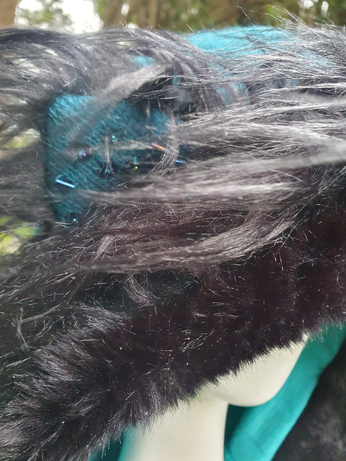 Turquoise Mohair and Merino