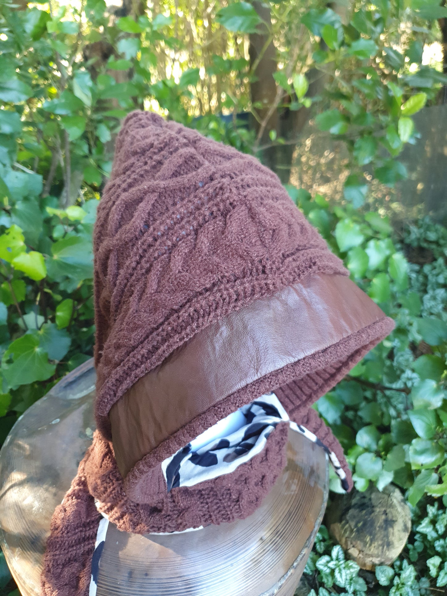 Chunky Textured Hooded Scarf