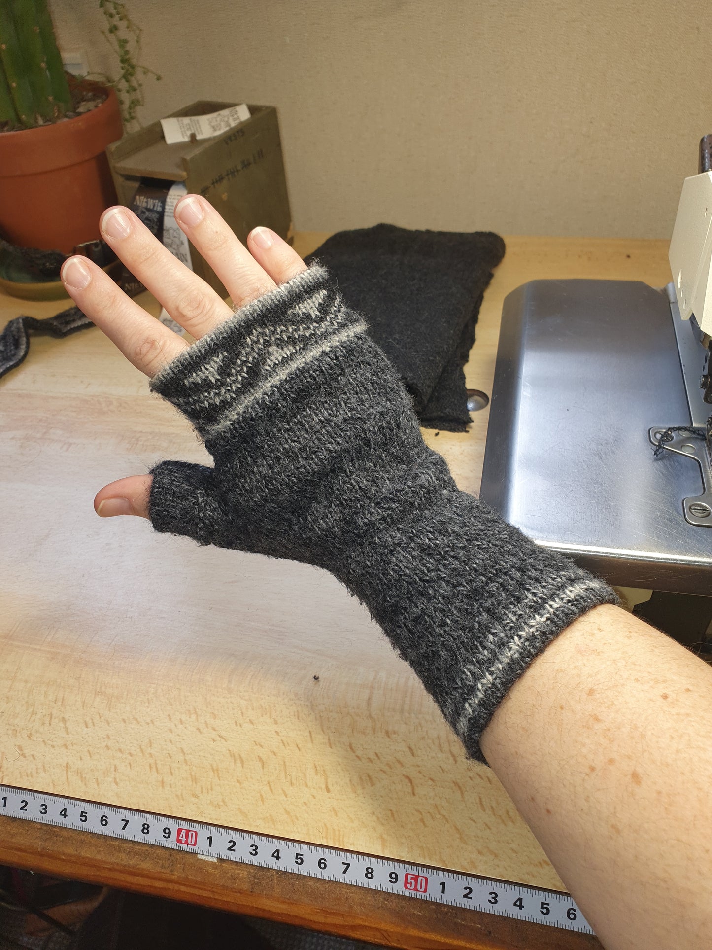 Alpaca Fingerless Gloves
