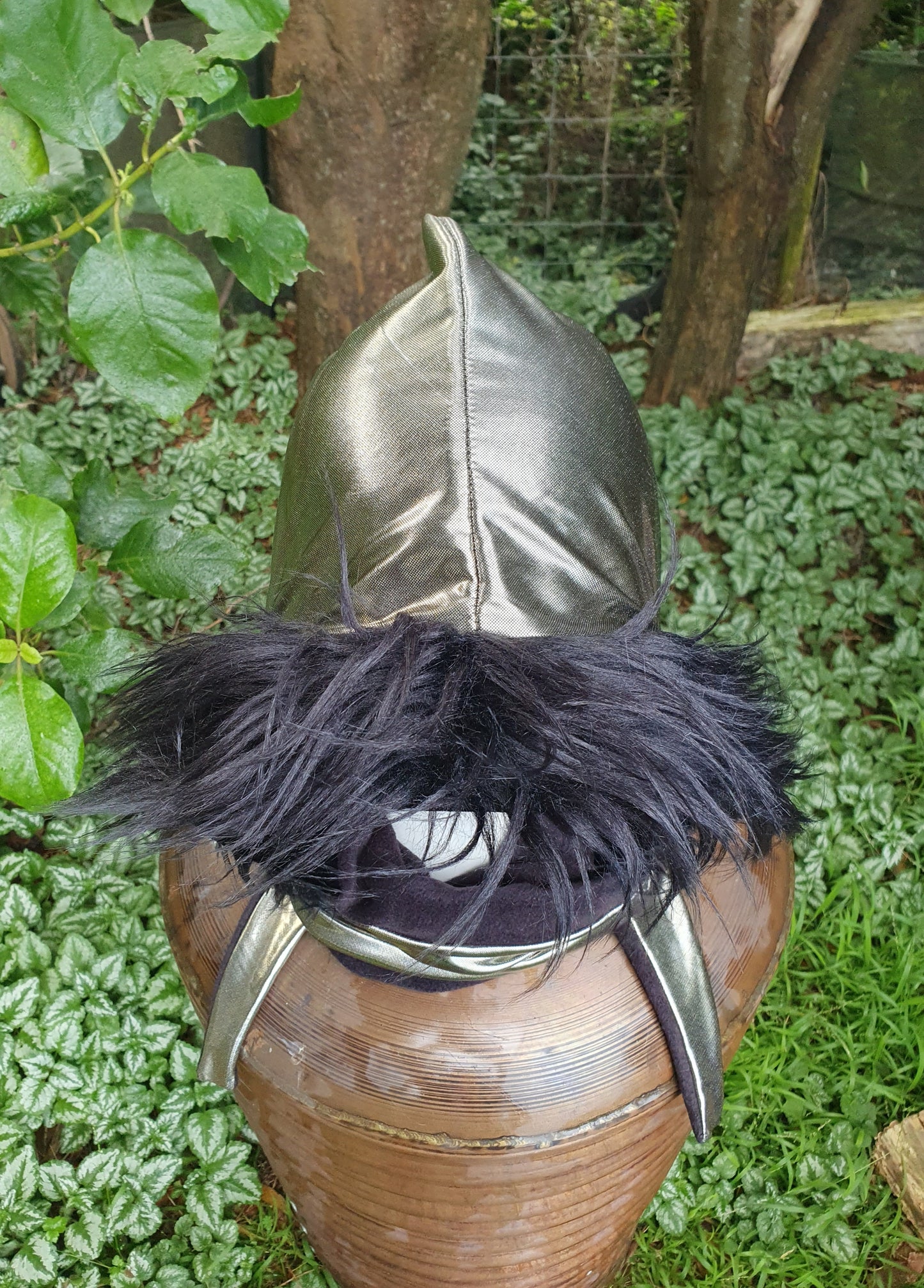 Slinky Golden Hooded Scarf