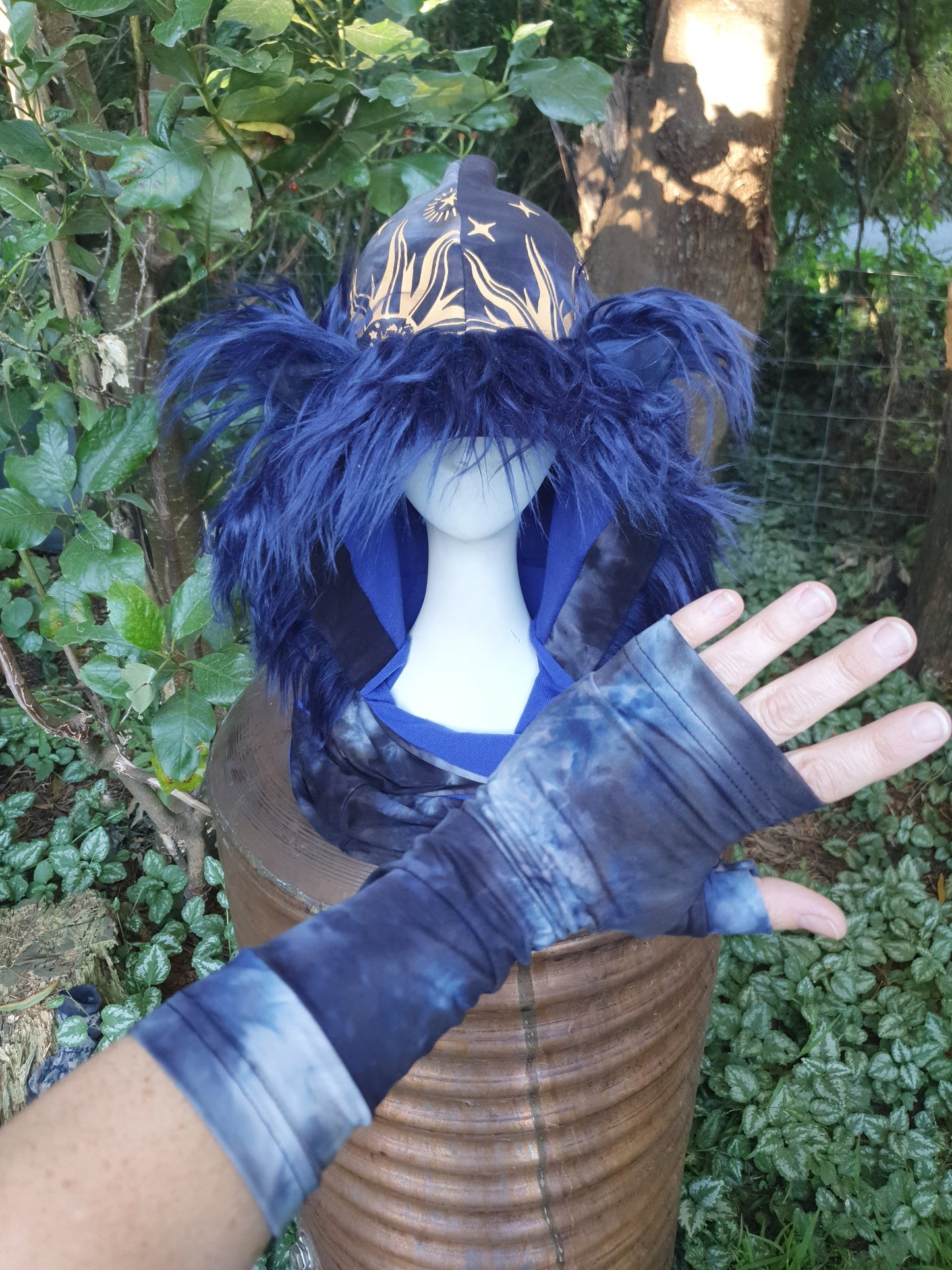 Celestial Blue, Merino with Gloves