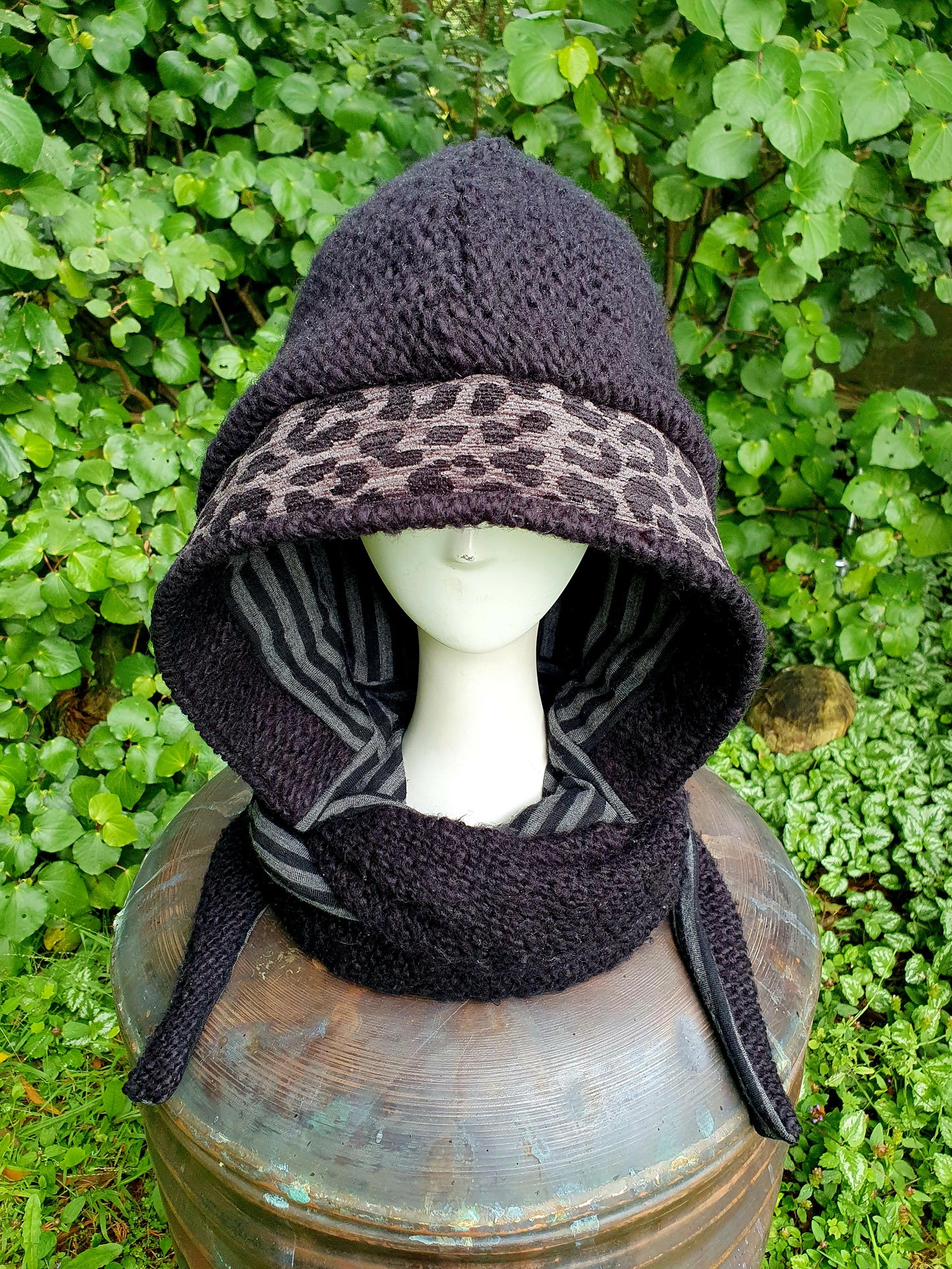 Chunky Black, Merino lining