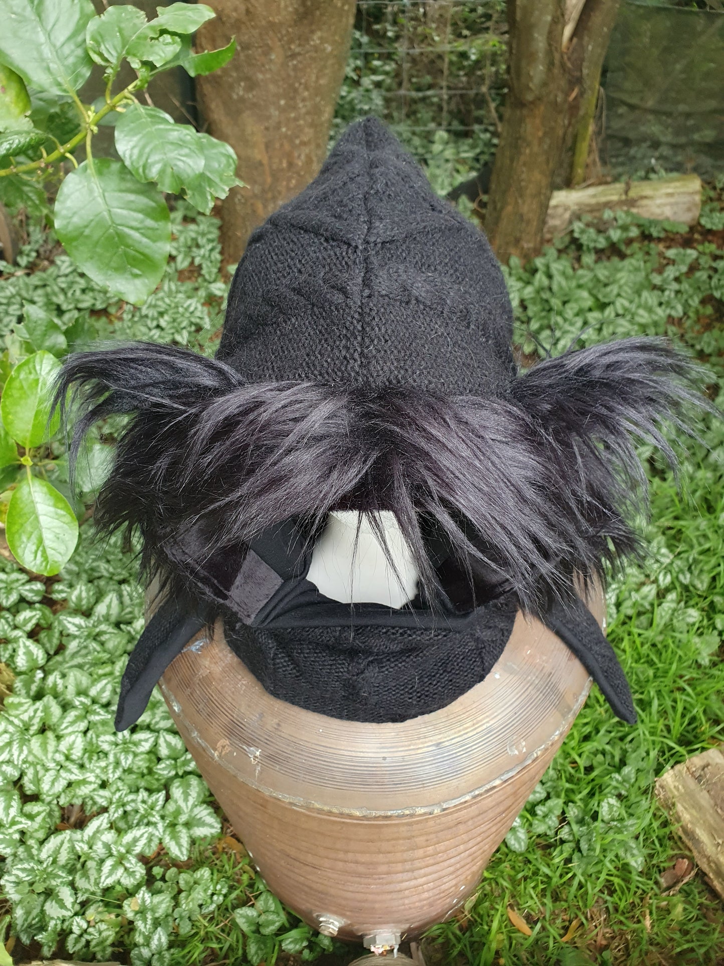 Black Cableknit, Alpaca and Merino Blend
