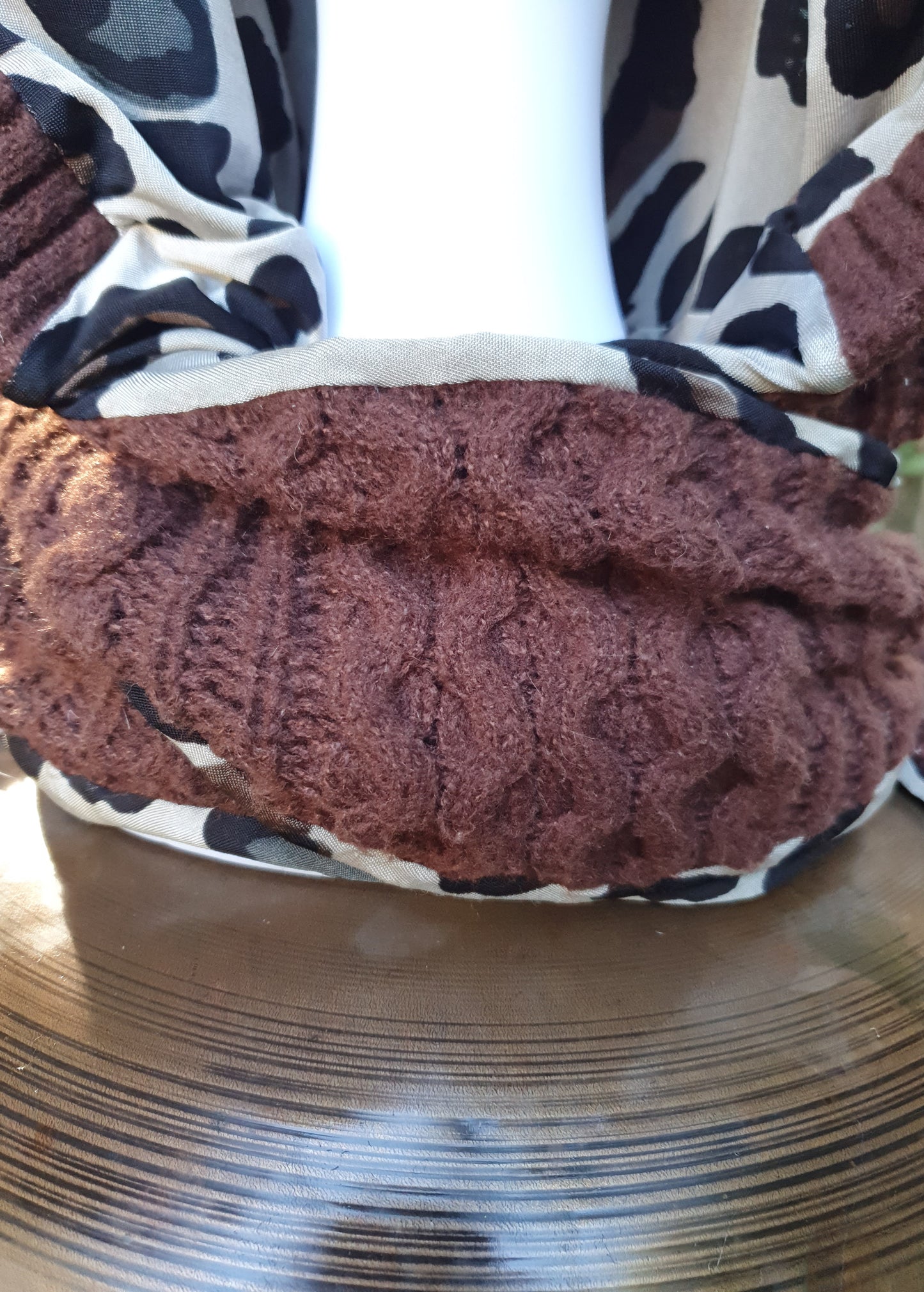 Chunky Textured Hooded Scarf