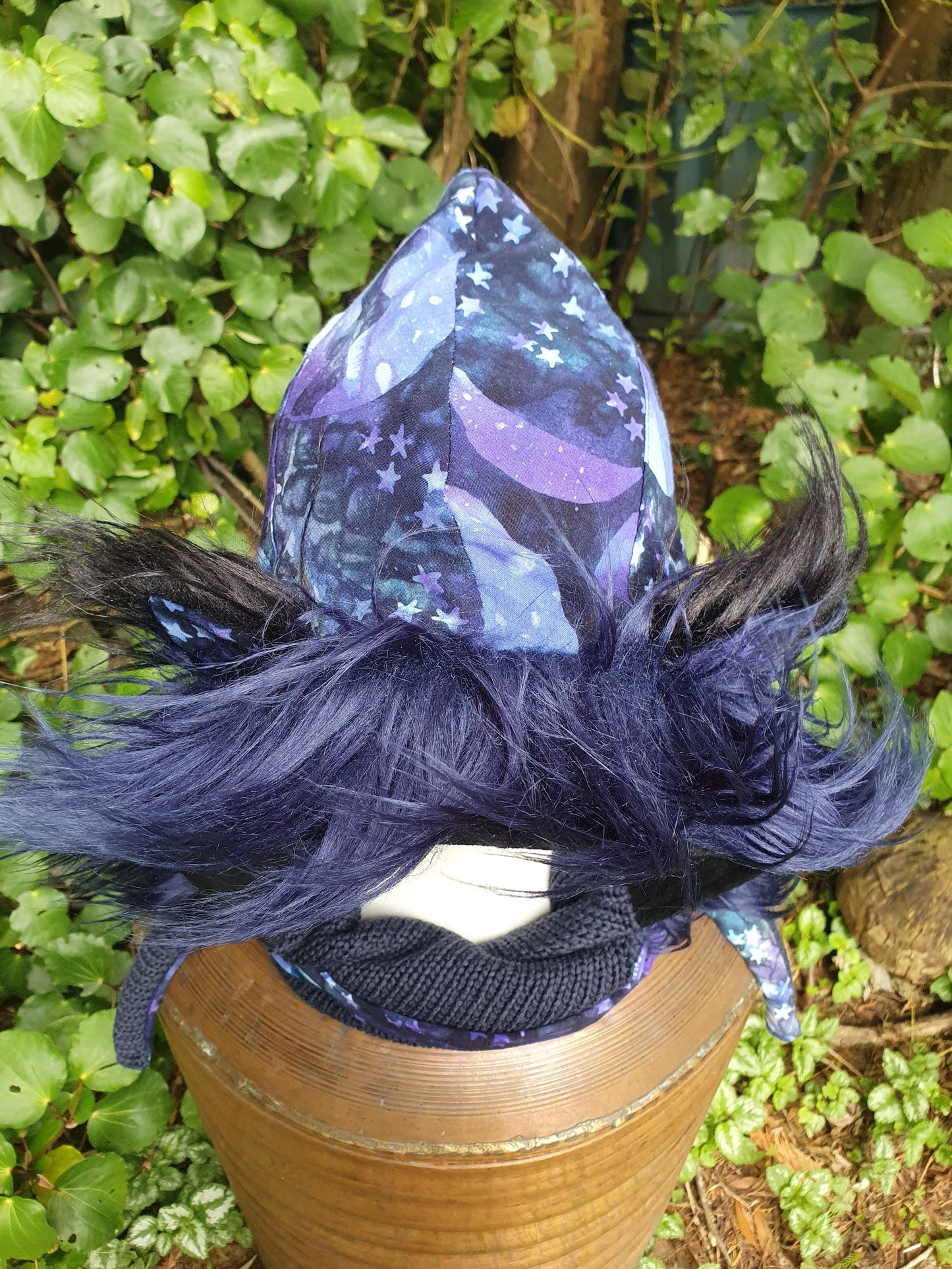 Midnight sky Batik Hooded Scarf