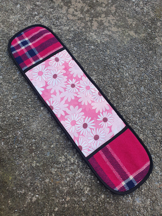 Pink and Navy XxL Oven Mitt