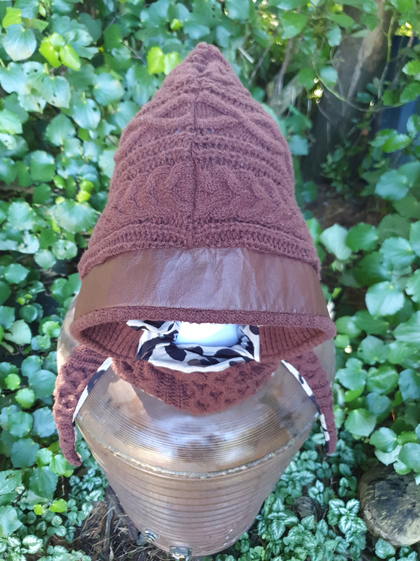 Chunky Textured Hooded Scarf