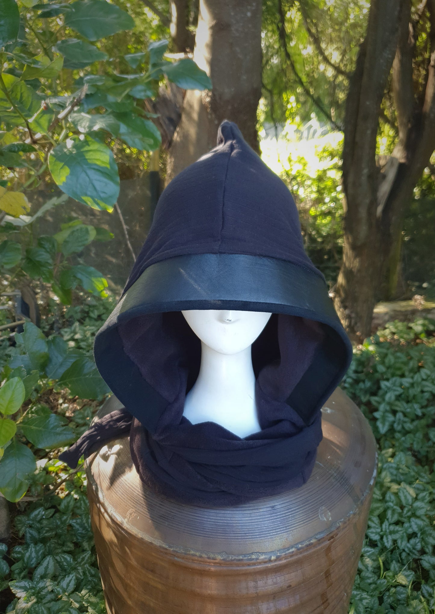 Black leather, Black Cotton