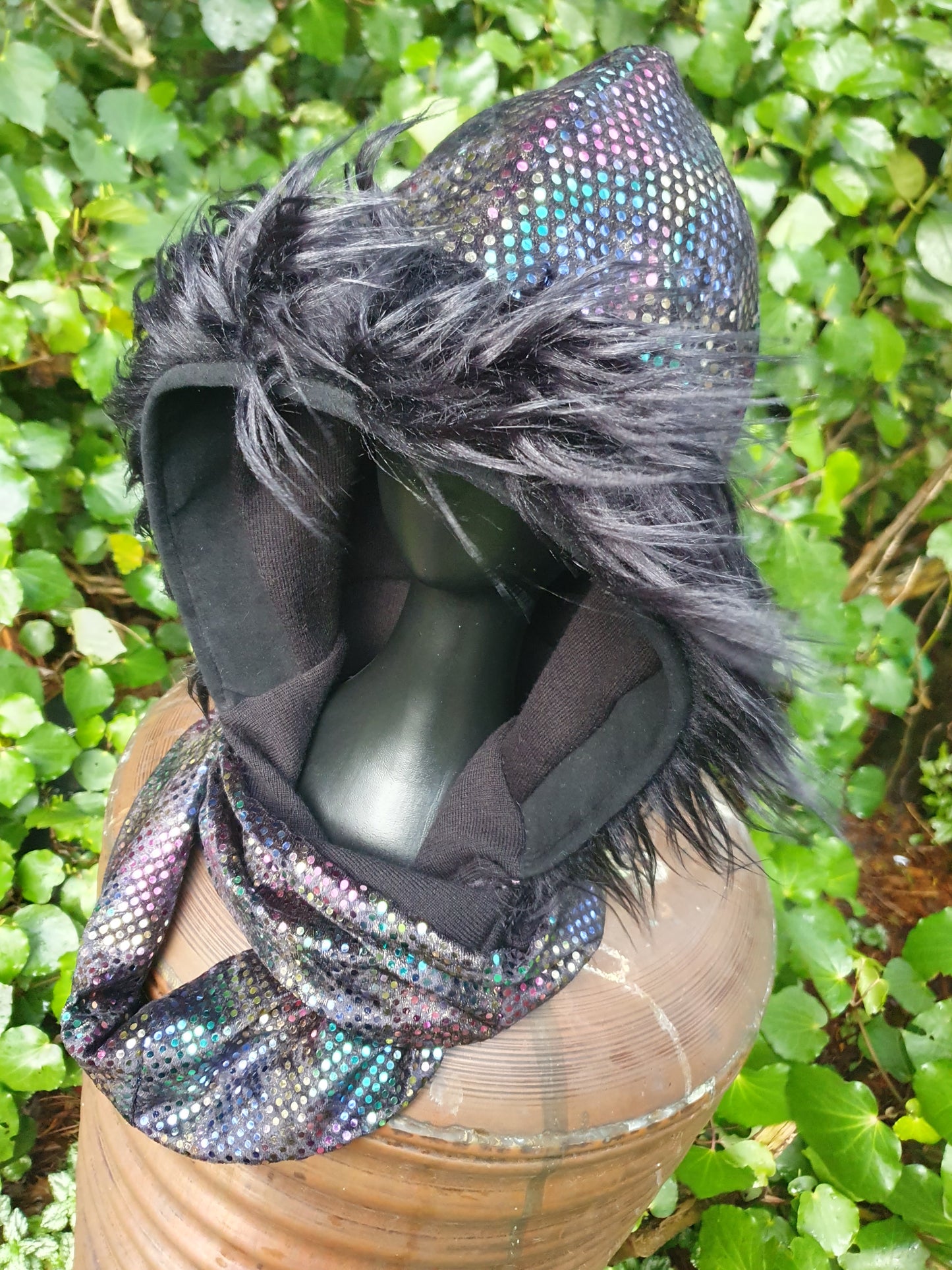 Iridescent Black, Merino Blend